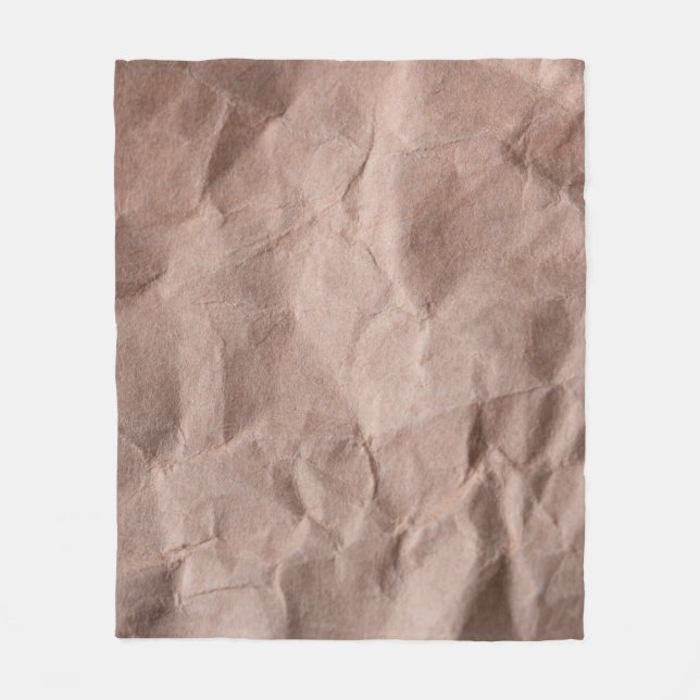 Rustikales zerbrochenes Papier Fleecedecke (Vorderseite)