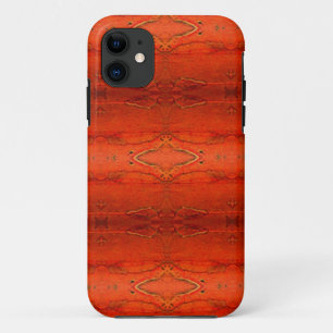 Rustikalisches Orange Aztekenmuster Case-Mate iPhone Hülle
