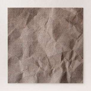 Rustikalisches zerknittertes Papier: Vintage-Textu Puzzle