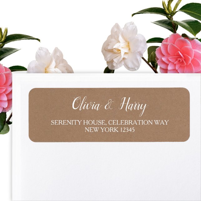 Rustikalkraft | Hochzeiten von Rücksendeadressen-A (Von Creator hochgeladen)