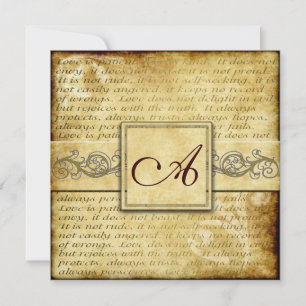 Rustische Liebe ist Einladung zum Hochzeitsfeiern 