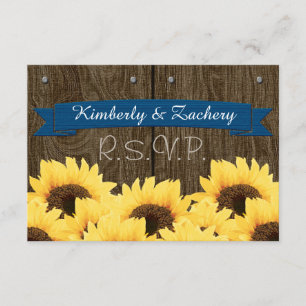 RUSTISCHE RSVP-KARTE RSVP KARTE