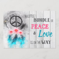 *~* Rustische Ruhe und Liebe Hippy Neutral Baby Du