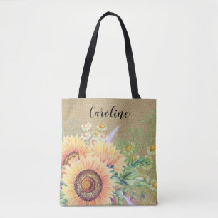 Rustische Sonnenblumen Gastgeschenk Hochzeit der
