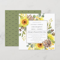 RUSTISCHE SONNENBLUMENSCHEIBE EUCALYPTUS FLORAL CO