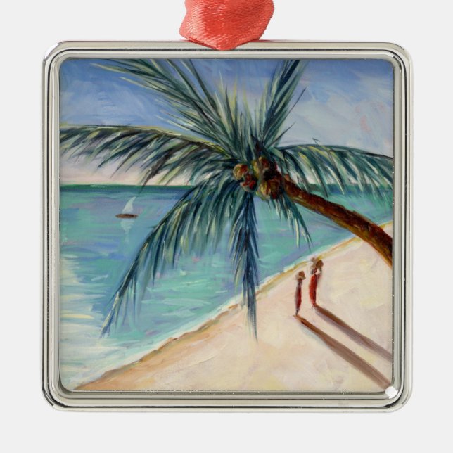 Rustling Palme 2004 Ornament Aus Metall (Vorne)