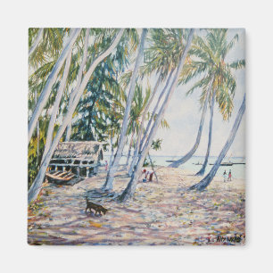 Rustling Palmen Sansibar 2002 Magnet