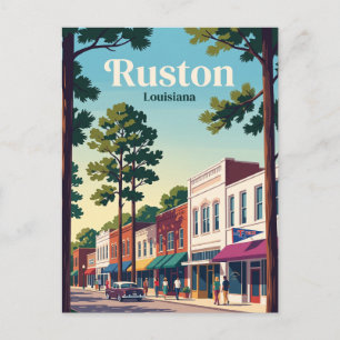 Ruston, Louisiana Postkarte