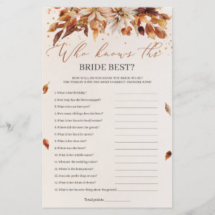 Rustric Herbst Blume, die die Braut am besten kenn