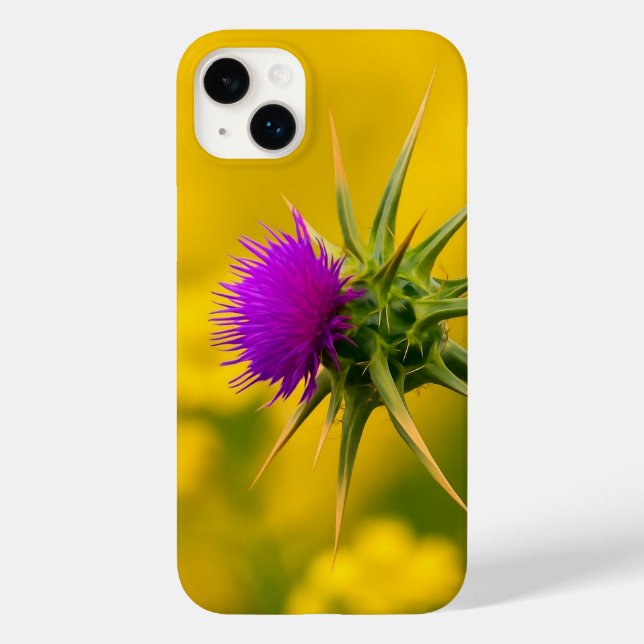 Rüstung der Natur - kühne Handy-Fall der Blume Case-Mate iPhone Hülle (Rückseite)
