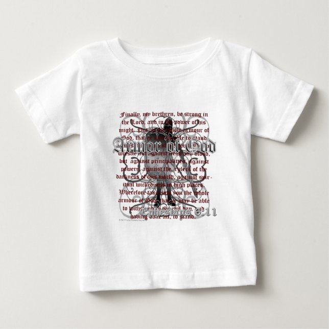 Rüstung des Gott-Soldaten Baby T-shirt (Vorderseite)