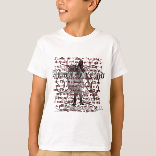 Rüstung des Gott-Soldaten T-Shirt (Vorderseite)
