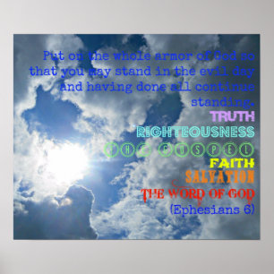 Rüstung eines Gottesposters Poster