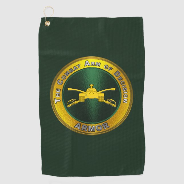 Rüstung Golfhandtuch (Vorderseite)