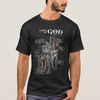 Rüstung Gottes ephesianische Bibel Verse Coole rel T-Shirt