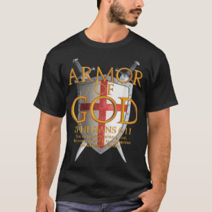 Rüstung Gottes Ephesians Bible Verse Religiösen Ch T-Shirt