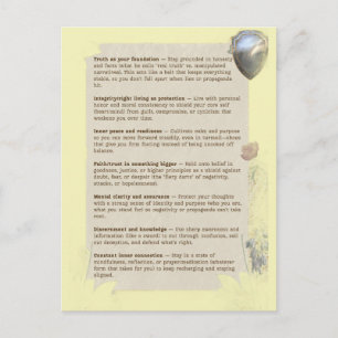Rüstung Gottes Postkarte