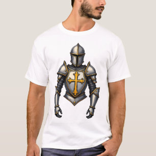 Rüstung Gottes Vintage-Gravur Christian-Shirt (1) T-Shirt