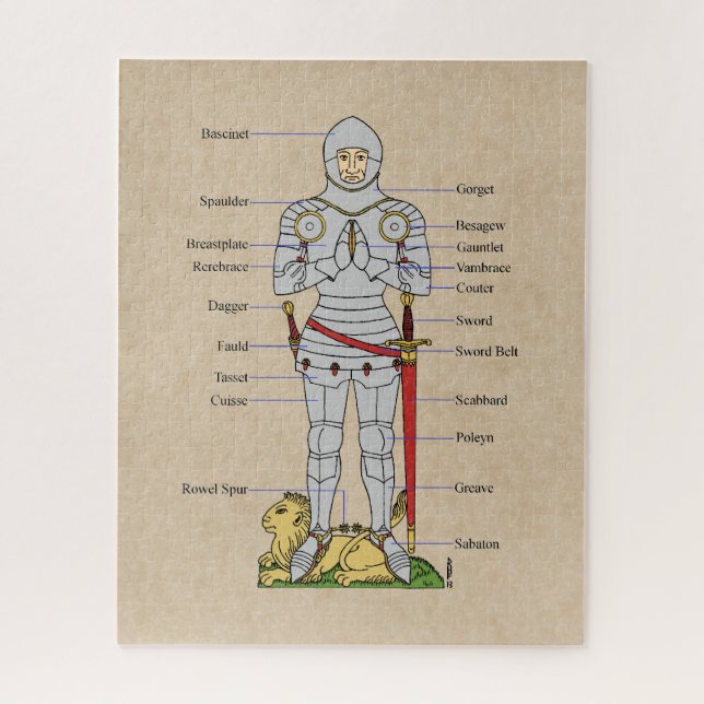 RüstungsCirca 1430 Puzzle (Vertikal)