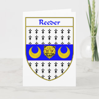 Rüstungskoat/Familienwappen Feiertagskarte