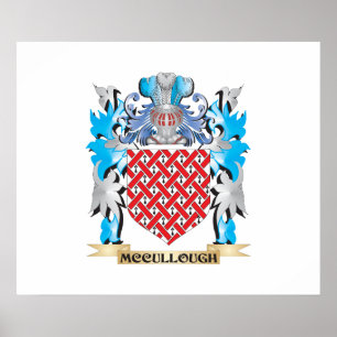 Rüstungsmütze McCough - Familienwappen Poster