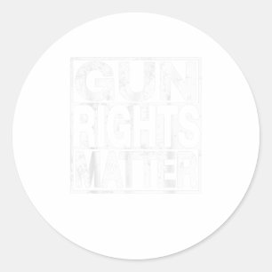 Rüstungsrechte Matter Pro Gun 2. Änderung Runder Aufkleber