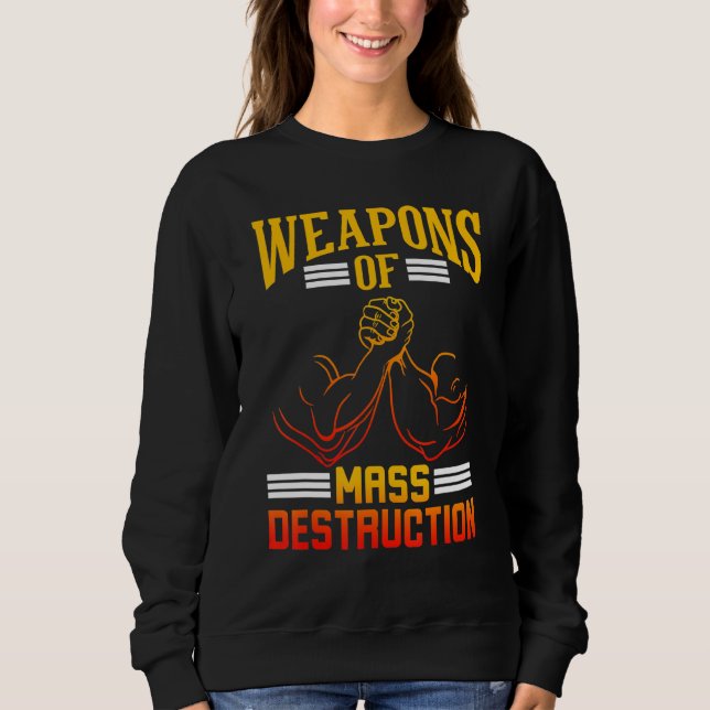 Rüstungsringen von Massenvernichtungswaffen Sweatshirt (Vorderseite)