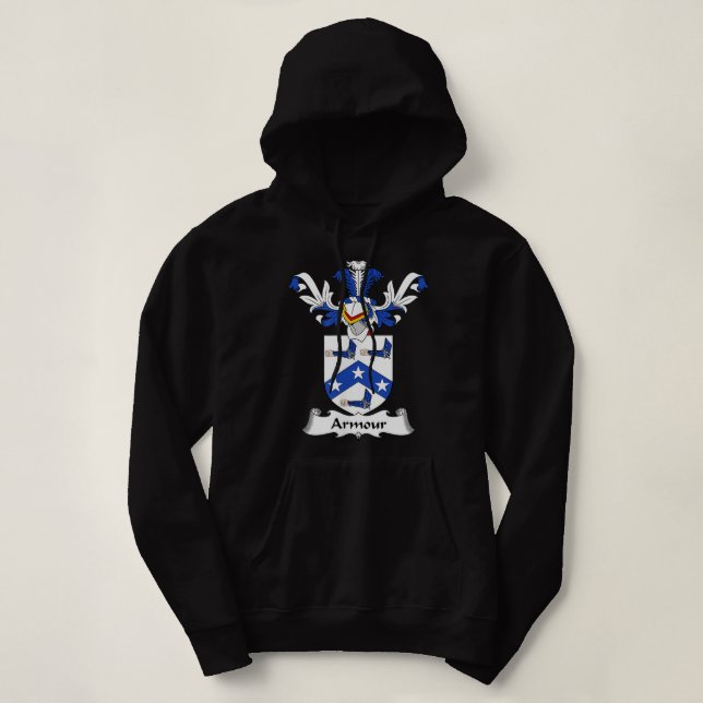 Rüstungsüberzug des Familienwappens Hoodie (Design vorne)