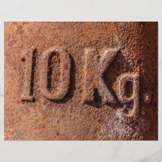 Rusty 10 kg flyer (Vorne)