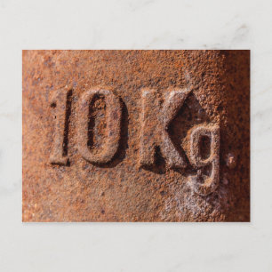 Rusty 10 kg postkarte