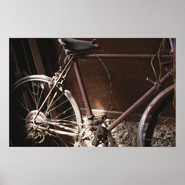 Rusty Bicycle Poster (Vorne)