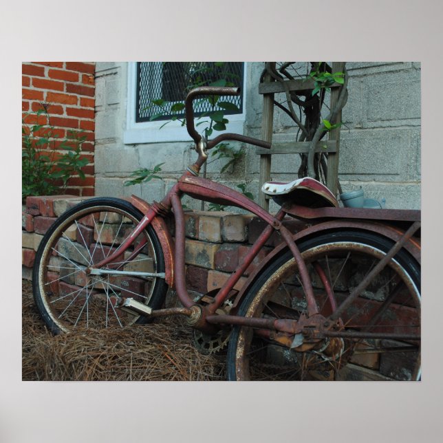 Rusty Bicycle Poster (Vorne)