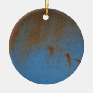 Rusty Blue Hintergrund Keramikornament