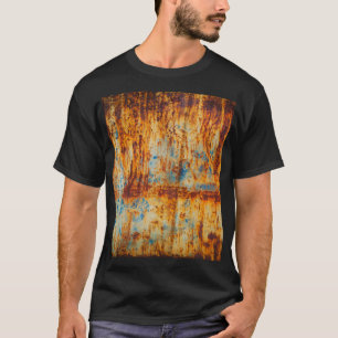 Rusty Blue Metal Textur T-Shirt