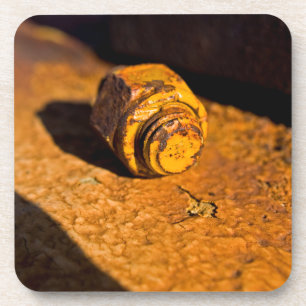 Rusty Bolt & Nut Untersetzer