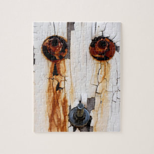 Rusty Bolts Nuts Peeling Paint Puzzle