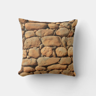 Rusty Bown Stone Pillow Kissen