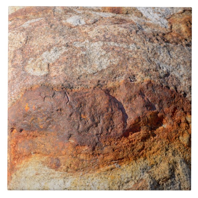 Rusty Bumpy Marbour Rock Foto Keramik Tile Fliese (Vorderseite)