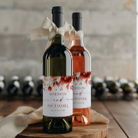 Rusty Burgundy Brown Floral Blume Wedding