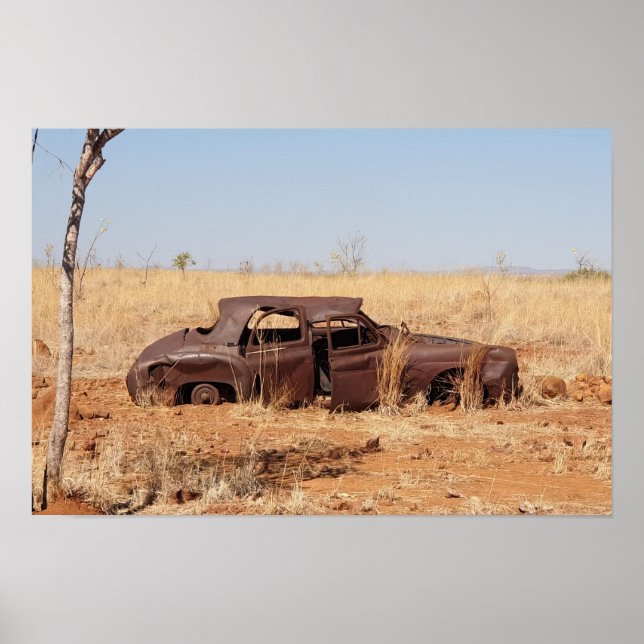 Rusty Car Poster (Vorne)