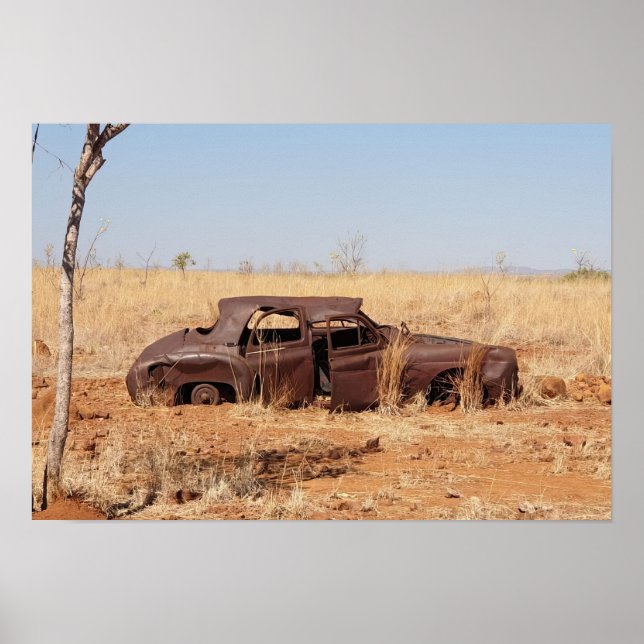 Rusty Car Poster (Vorne)