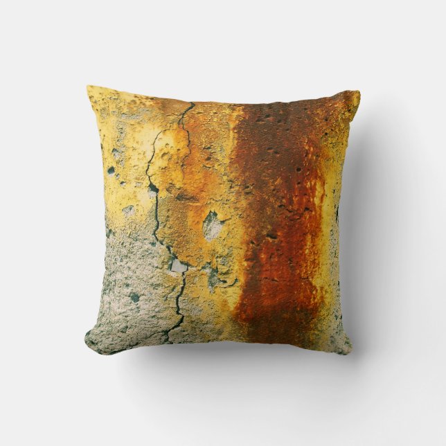 Rusty Concrete Urban Grunge Kissen (Vorderseite)