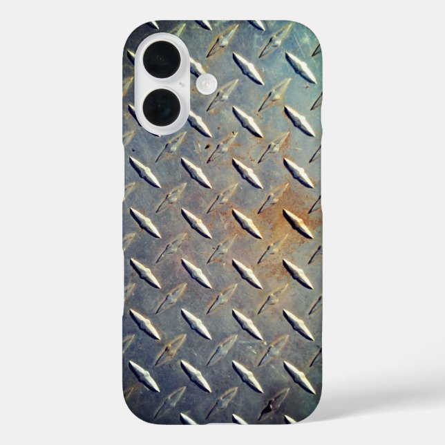 Rusty Diamond Platin Steel Case-Mate iPhone Hülle (Rückseite)