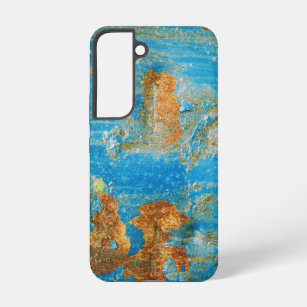 Rusty Distressed Blue Metal Samsung Galaxy Hülle