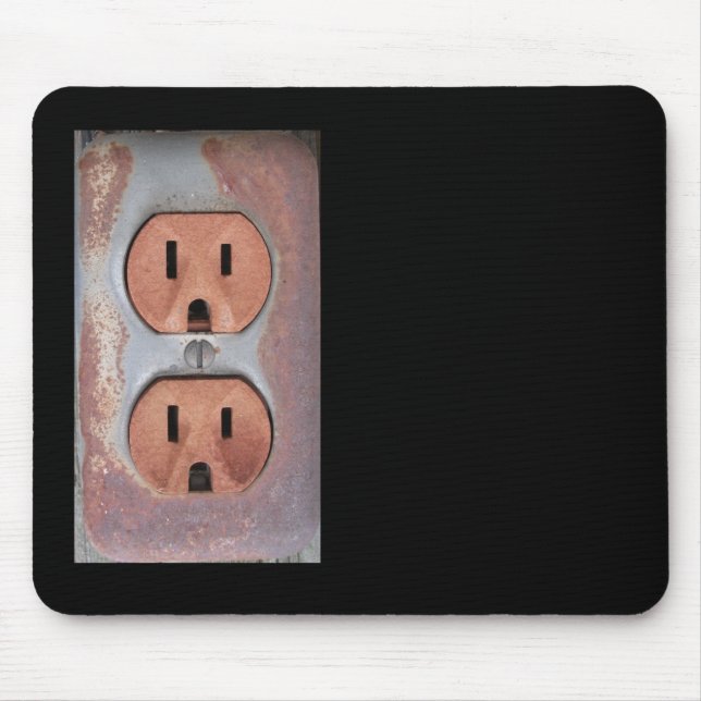 Rusty Electrical Outlet Mousepad (Vorne)
