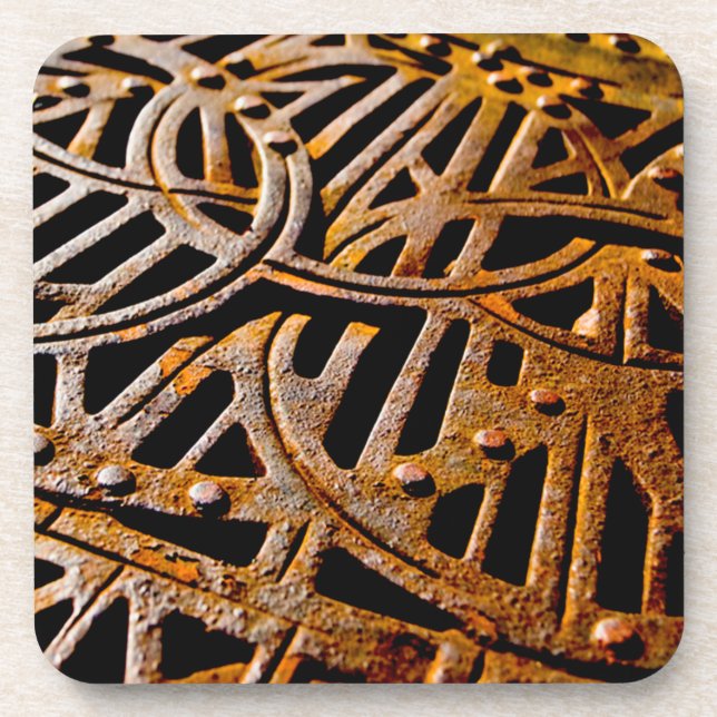 Rusty Grate Untersetzer (Vorderseite)
