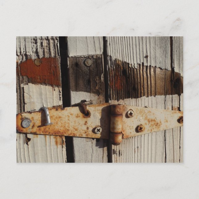 Rusty Hinge Postcard Postkarte (Vorderseite)
