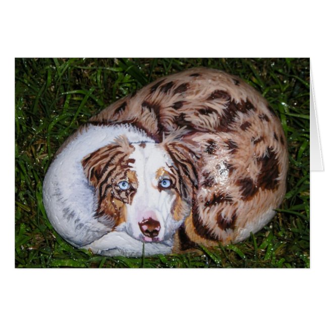 "Rusty" Hunderock-Karte (Vorderseite (Horizontal))