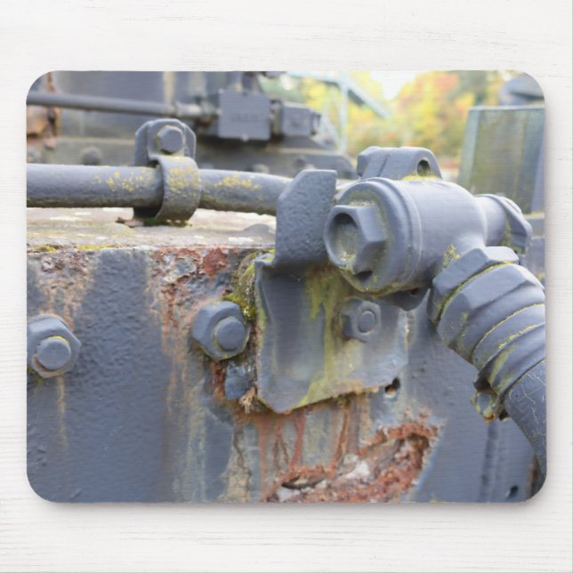 Rusty Industrial Machinery Detail Mousepad (Vorne)