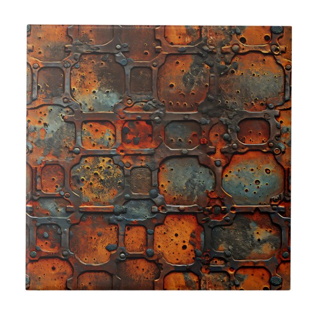 Rusty Iron Keramik Tile Fliese (Vorderseite)